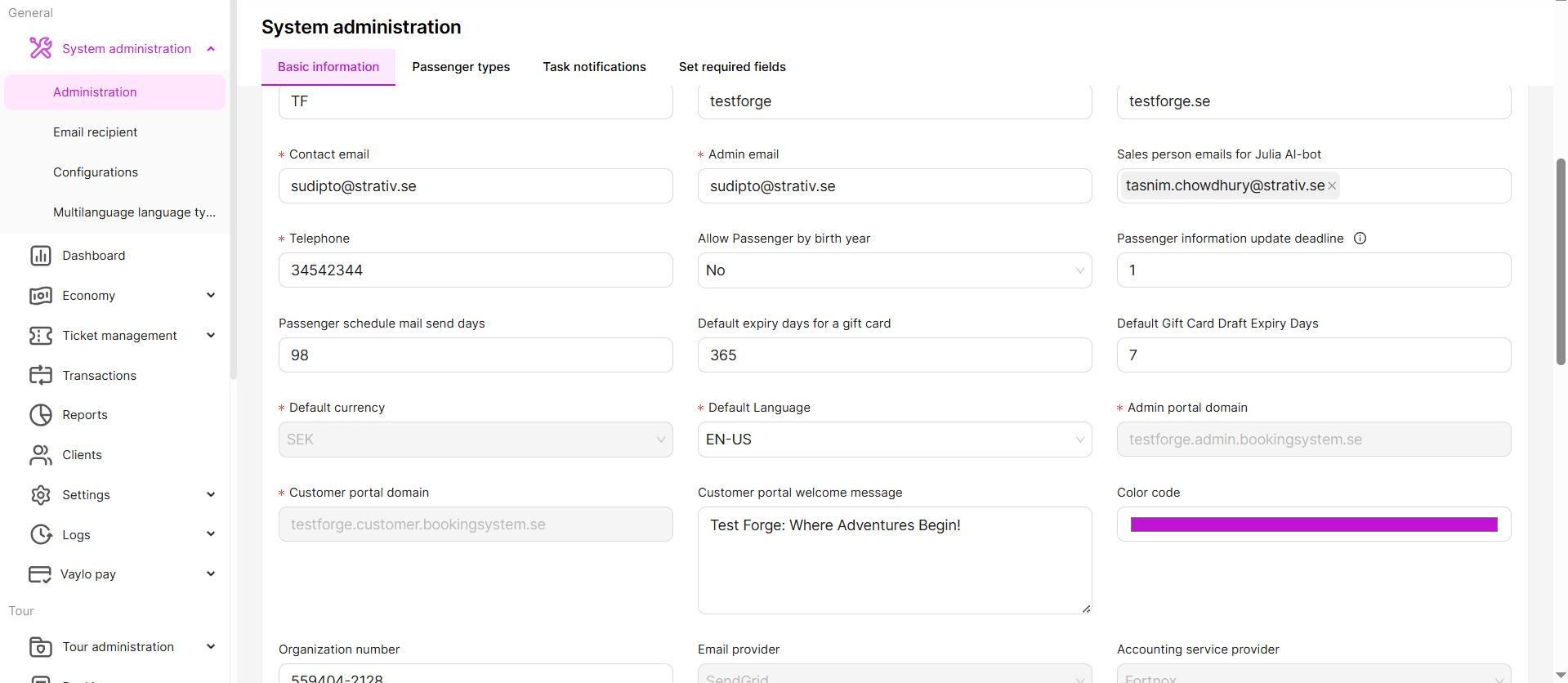 Default gift card draft expiry setting