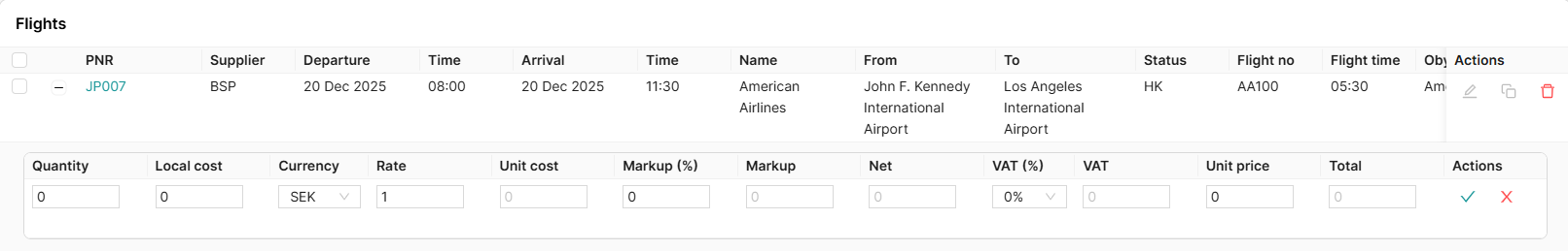 add lifinancial line